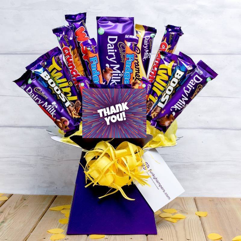 Thank You Deluxe Cadburys Chocolate Bouquet