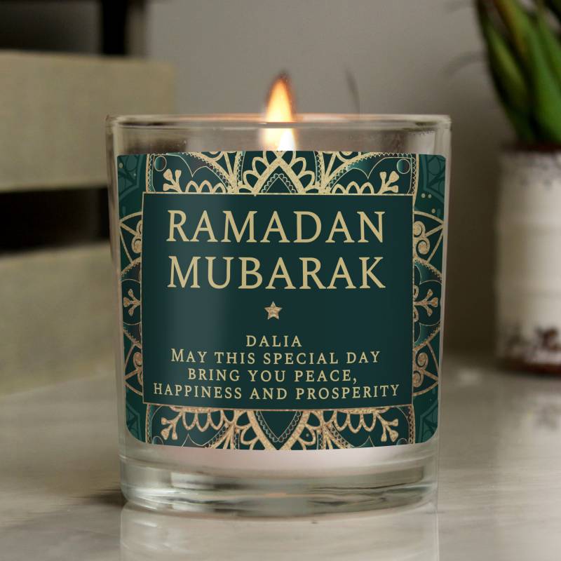 Personalised Eid Jar Candle