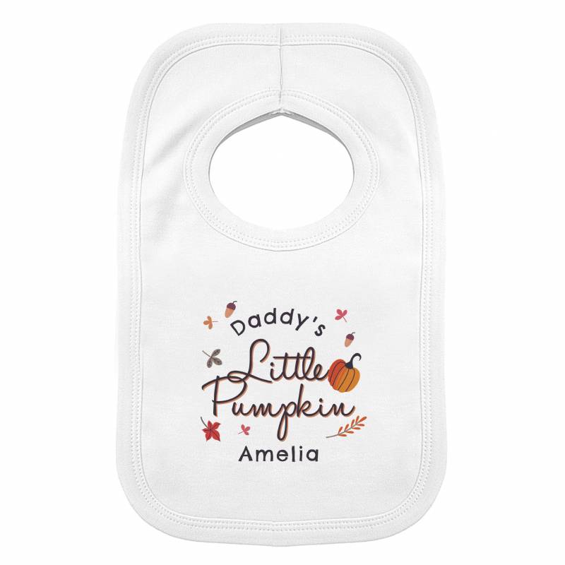 Personalised Little Pumpkin Bib