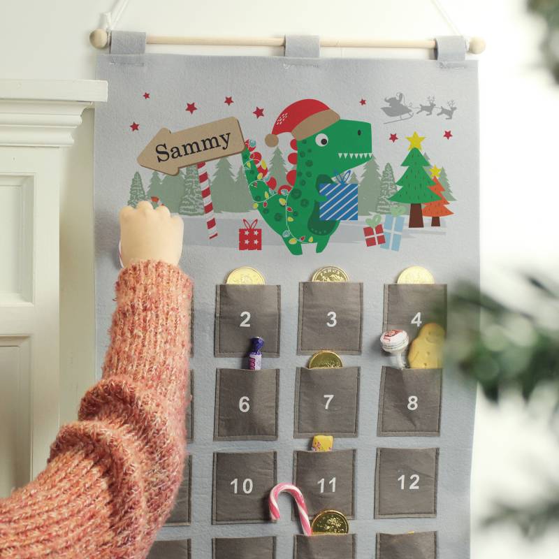 Personalised Dinosaur Advent Calendar